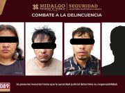 SSPH asegura a cuatro generadores de violencia en Tezontepec de Aldama