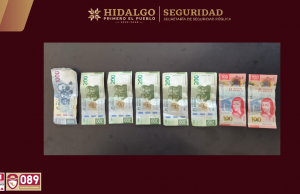 SSPH ASEGURA A MUJER POR EXTORSIÓN A COMERCIANTES EN CENTRAL DE ABASTOS DE TEZONTEPEC DE ALDAMA