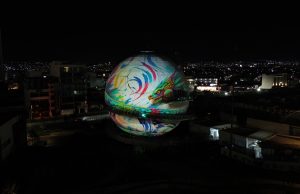 El Salón de la Fama es escenario del videomapping “Pachuca: viento, futbol y corazón de plata”