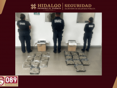 SSPH intercepta cargamento con más de 10 kilos de marihuana