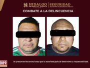 SSPH ejecuta dos cateos simultáneos en Tulancingo; asegura a dos hombres, vehículos robados y presunto narcótico