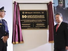 Julio Menchaca conmemora 50 años de la Policía Industrial Bancaria