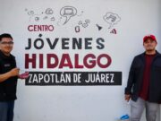 Juventudes de Hidalgo se suman a Tequios por la Paz en Zapotlán de Juárez