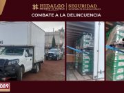 Respuesta inmediata de la SSPH frustra robo en la México-Tuxpan; recupera unidad y carga