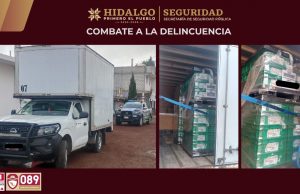 Respuesta inmediata de la SSPH frustra robo en la México-Tuxpan; recupera unidad y carga