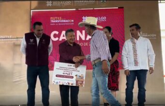 Julio Menchaca refuerza infraestructura de Calnali con más de 123 millones de pesos