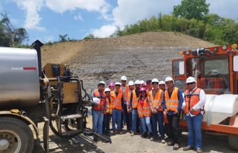 Estudiantes de Ingeniería Civil fortalecen su formación en obra carretera