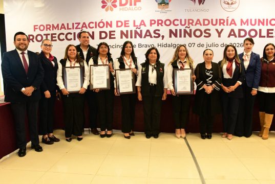 Tulancingo formaliza la instalación de la Procuraduría Municipal de Protección de Niñas, Niños y Adolescentes
