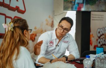Jorge Reyes encabeza jornada de atención ciudadana en San Anton