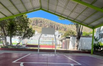 Al 80 por ciento la rehabilitación de tres canchas deportivas en Tulancingo