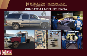 Alerta del C5i permite captura de ocho personas dedicadas a la tala clandestina en Tenango de Doria