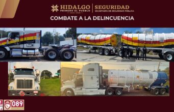 SSPH recupera 90 mil litros de hidrocarburo robado en Tula y Singuilucan