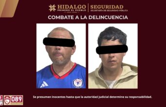 Asegura SSPH a dos personas por presunto trasiego ilegal de combustible en Tlaxcoapan