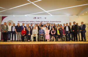 Natividad Castrejón encabeza encuentro con jefes de sector y supervisores de Educación Básica