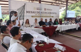 Gobierno de Hidalgo instala Mesas de Bienestar y Paz en San Bartolo Tutotepec para atender demandas comunitarias