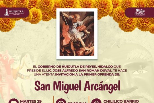 Iniciará Xantolo 2026 en Chililico con la primera ofrenda a San Miguel Arcángel