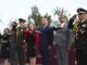 Julio Menchaca encabeza arriamiento de la bandera nacional