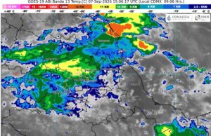 Pronostican lluvias muy fuertes con tormentas eléctricas para el oeste, centro y sur de Hidalgo