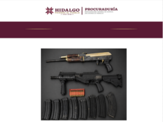 Detiene PGJEH a dos personas con drogas y armas de fuego en Mineral de la Reforma