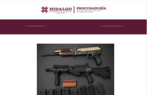 Detiene PGJEH a dos personas con drogas y armas de fuego en Mineral de la Reforma