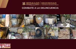 SSPH asegura hidrocarburo de procedencia ilícita en Pachuca