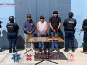 SSPH detiene a tres hombres y recupera tractocamión robado con 24 toneladas de polímero industrial