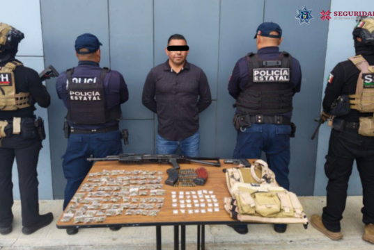 SSPH asegura generador de violencia en la región de Tula; armado y con droga