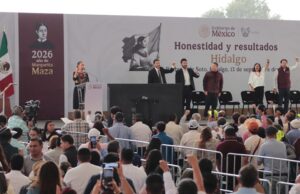 “En Hidalgo tiene un ejército de mujeres y hombres con gran disposición”, afirma Menchaca a Sheinbaum