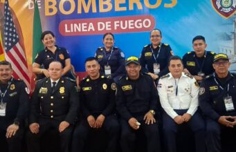 Pachuca destaca como único municipio mexicano en congreso internacional de bomberos