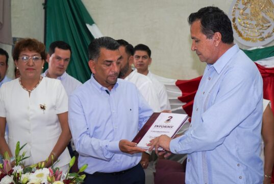 Entrega Alfredo San Román su Segundo Informe de Gobierno