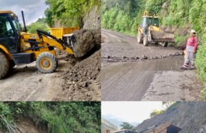 Despliega Sipdus maquinaria pesada en seis regiones para retirar derrumbes y abrir caminos tras lluvias
