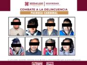 SSPH desmantela dos puntos de narcomenudeo y detiene a ocho personas en Hidalgo
