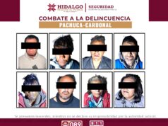 SSPH desmantela dos puntos de narcomenudeo y detiene a ocho personas en Hidalgo