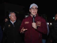 Jorge Reyes pone fin a 11 años de rezago en el alumbrado del bulevar Santa Catarina