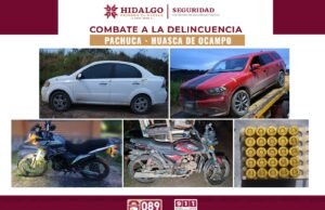 Desmantela SSPH tres puntos de droga en Pachuca y Huasca; aseguran cerca de 4 mil dosis y a tres personas