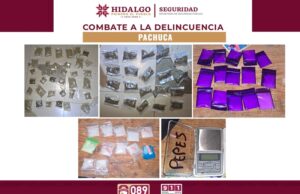 Desmantela SSPH punto de venta de droga en Las Lajas: aseguran 630 dosis y detienen a dos personas