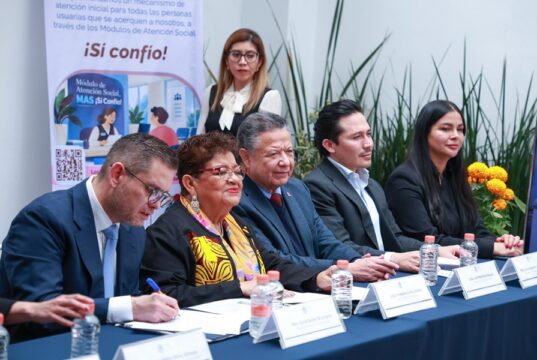 Ponen en marcha Ernestina Godoy y Julio Menchaca desde Hidalgo los módulos “¡Sí Confío!” de la FGR en todo el país