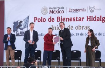 Inician Julio Menchaca y Marcelo Ebrard construcción del Polo de Bienestar en Zapotlán con inversión de 10 mil mdp