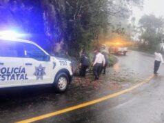 Despliega SSPH operativo de auxilio vial y vigilancia en la Sierra y Huasteca por lluvias
