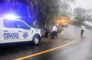 Despliega SSPH operativo de auxilio vial y vigilancia en la Sierra y Huasteca por lluvias
