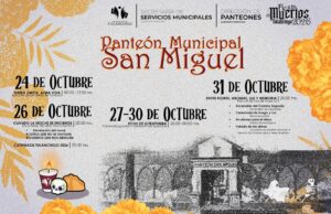 Del 24 al 31 de octubre, Panteón San Miguel será sede de actividades por día de muertos