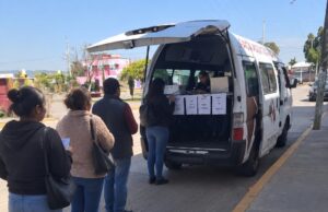Caja móvil de Predial acerca servicios de recaudación a colonias de Tulancingo