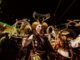 Llegan los cuernudos de Calnali al 54.º Festival Internacional Cervantino con pasacalles tradicional